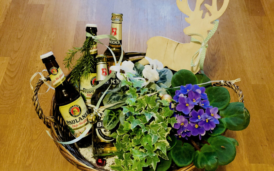 Biergarten basteln – DIY Geschenkidee für Pflanzenfreunde!